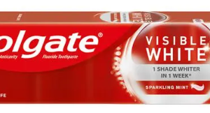 Toothpaste Visible White Sparkling Mint 50gm Colgate