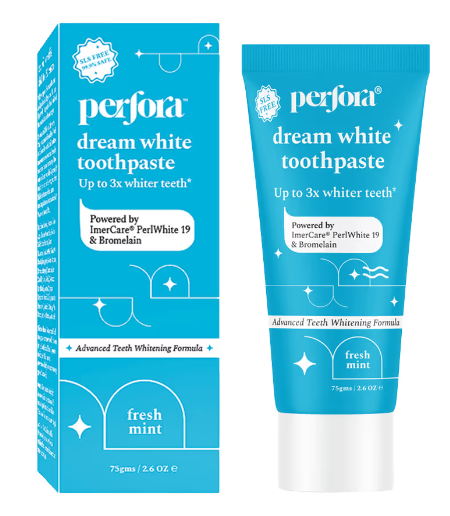 Toothpaste PERFORA SLS free Dream White fresh mint 75 gms