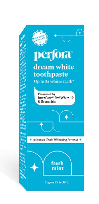 Toothpaste PERFORA SLS free Dream White fresh mint 75 gms - Image 2