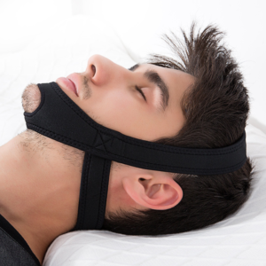 Anti Snoring Chin Strap-For Men(Black)