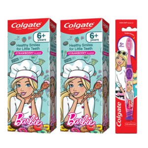 Toothpaste KIDS Barbie Red 80gm - Strawberry flavour