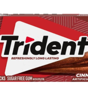 Chewing gum - TRIDENT Cinnamon flavour sugar free, 14 sticks 26gm