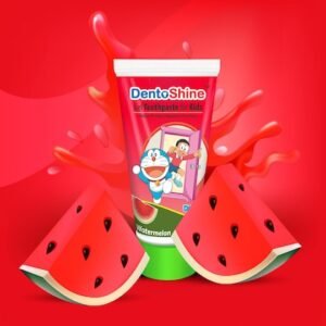 DentoShine Gel Toothpaste For Kids Watermelon - 80gm