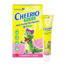 Cheerio Plus Anti Cavity Kids Toothpaste Strawberry