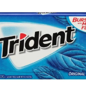 Chewing gum - TRIDENT Original flavour sugar free, 14 sticks 26gm